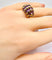 Bague 51 Bague en or jaune 18 carats sertie de 29 améthystes 58 Facettes AB550