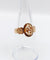 Bague 54.5 Bague chevalière victorienne or rose, décorations finement ciselées (circa 1890) 58 Facettes A04854