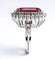 Bague Bague en or blanc avec un rubis de Birmanie non chauffé de 8,93 ct et des diamants en périphérie 58 Facettes 13417