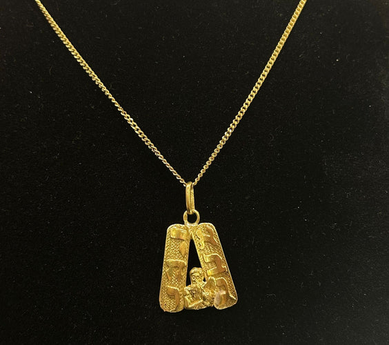 Pendentif Pendentif or jaune 58 Facettes LP749/3