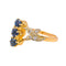 Bague 52 Bague  Or jaune Saphir, Diamant 58 Facettes 3860534RV