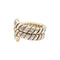 Bague 55 Bague Bulgari, "Tubogas", deux tons ors. 58 Facettes 35166
