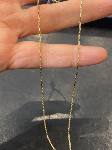 18 karat guldkæde 60cm 