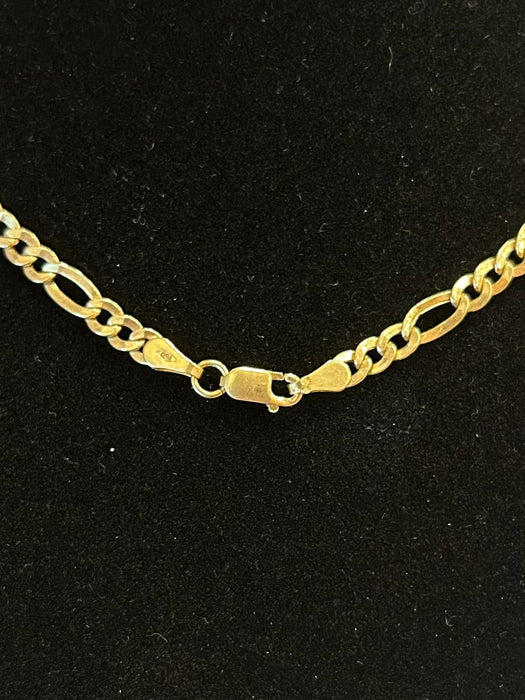 Collier Chaine maille gourmette or jaune 58 Facettes LP485