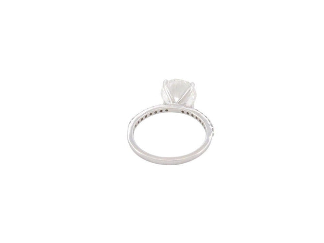 Bague 52 bague diamant solitaire 3.25 ct 52 en or blanc 18k certificat 58 Facettes 266703