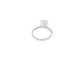 Bague 52 bague diamant solitaire 3.25 ct 52 en or blanc 18k certificat 58 Facettes 266703