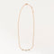 Collier COLLIER L OR ROSE 3 DIAMANTS 0,09ct 58 Facettes M8927