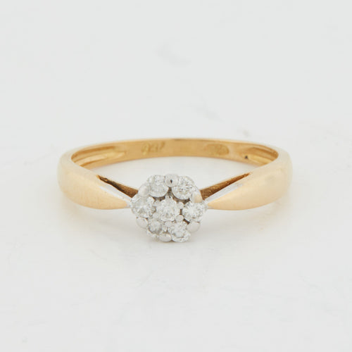 Bague 53 Bague Deux Ors et Diamants 58 Facettes RÉF 3009/20