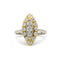 Bague 55 Bague - Or jaune et blanc et diamants 58 Facettes 1079