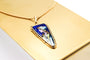 Pendentif Pendentif porcelaine de limoge et or jaune 58 Facettes 250244