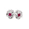Boucles d'oreilles Boucles d'oreilles Mellerio, "Fleurs", or blanc, tourmalines, diamants. 58 Facettes 35229