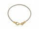 Bracelet vintage bracelet FRED force 10 t17 cable en acier & manille or jaune 18k 58 Facettes 269964