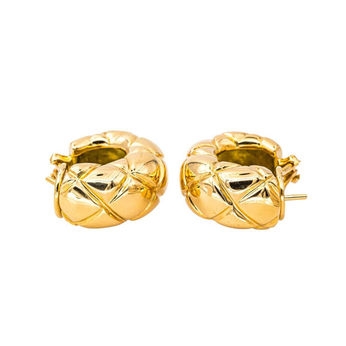 Boucles d'oreilles Chaumet Boucles d'oreilles Demi créoles  Or jaune 58 Facettes 4501034CN