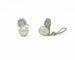Boucles d'oreilles Boucles d'oreilles en or blanc ornées de perles australiennes, d'un diamant central et de pavés 58 Facettes 7304