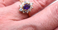 Ring aus Gold und Amethyst