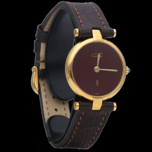 Montre Cartier Montre Must De Cartier Vermeil 58 Facettes MT41244