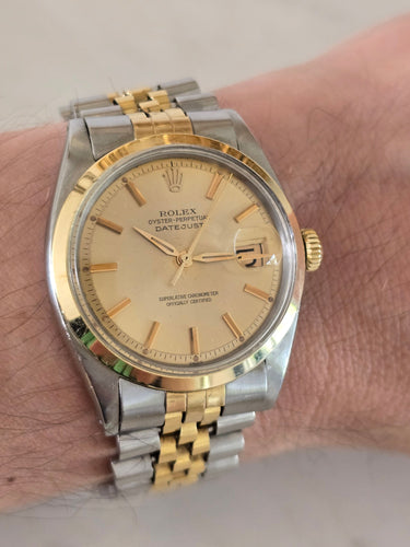 Montre ROLEX - Montre Oyster Perpetual Datejust vintage 58 Facettes