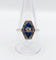 Bague 59.5 Bague marquise art deco or blanc 18k diamant et sapphires calibrés (circa 1930) 58 Facettes A05092
