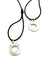 Collier DINH VAN. Collier R20, argent et cordon 58 Facettes