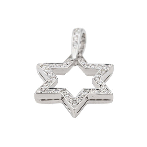 Pendentif Pendentif Etoile Or blanc Diamant 58 Facettes 3548167CN