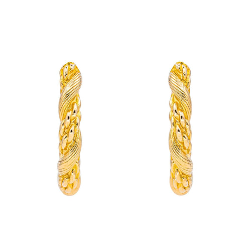 Boucles d'oreilles Boucles d'oreilles Créoles Or jaune 58 Facettes 4282955CN