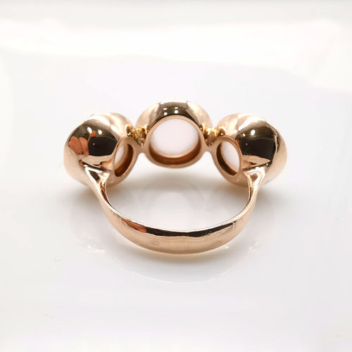 58 Bague or rose et diamants 58 Facettes