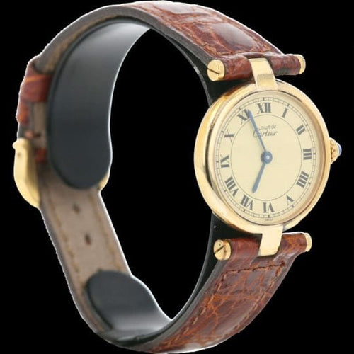 Montre Cartier Montre Must De Cartier Vermeil 58 Facettes MT41243