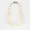 Collier Collier de perles Keishi blanche, fermoir argent 58 Facettes