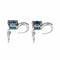 Boucles d'oreilles Pomellato  Boucles d'oreilles  Dormeuses Baby Or blanc Topaze, Saphir 58 Facettes 4343109RV