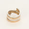 Bague 53 Bague La Spirale or bicolore 58 Facettes LP1488/