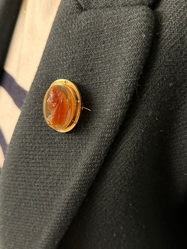 Broche Broche camée cornaline 58 Facettes