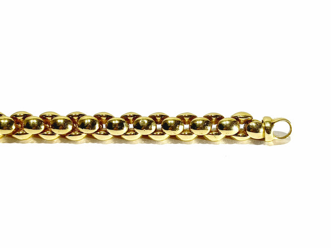 Bracelet Bracelet or jaune et saphir 58 Facettes