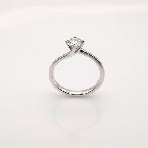 Bague 53 Solitaire Or et Diamant 58 Facettes