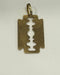 Pendentif Pendentif lame or jaune 58 Facettes LP190