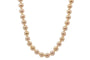 Cultured pearl necklace with 18k gold clasp 
