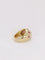 Bague Bague boule vintage en or jaune, rubis et diamants 58 Facettes J134