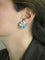 Boucles d'oreilles Boucles d'oreilles pendantes turquoises diamants 58 Facettes 1118.2