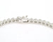 Bracelet Bracciale tennis in oro bianco Ct 2,30 58 Facettes