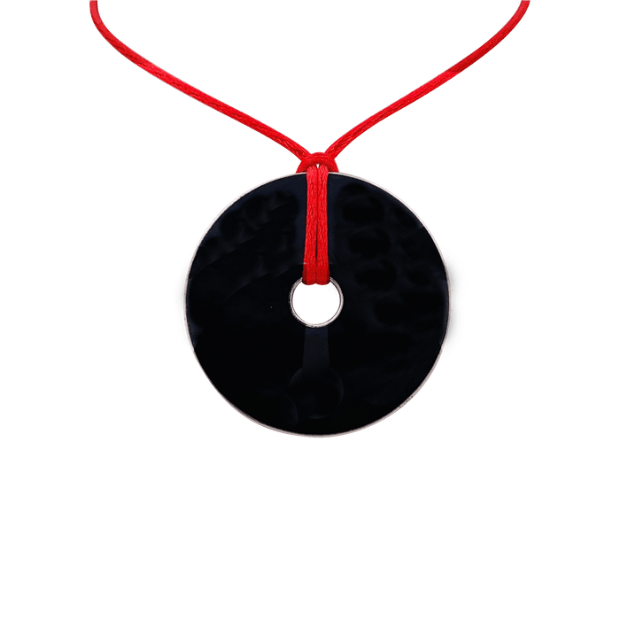 Pendentif Pendentif Dinh Van, "Pi Chinois", argent, onyx. 58 Facettes 34235