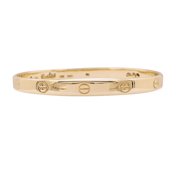 Bracelet Cartier "Love" or jaune. 58 Facettes 34173