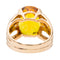 Bague 54 Bague Or rose Citrine 58 Facettes 2662124CN