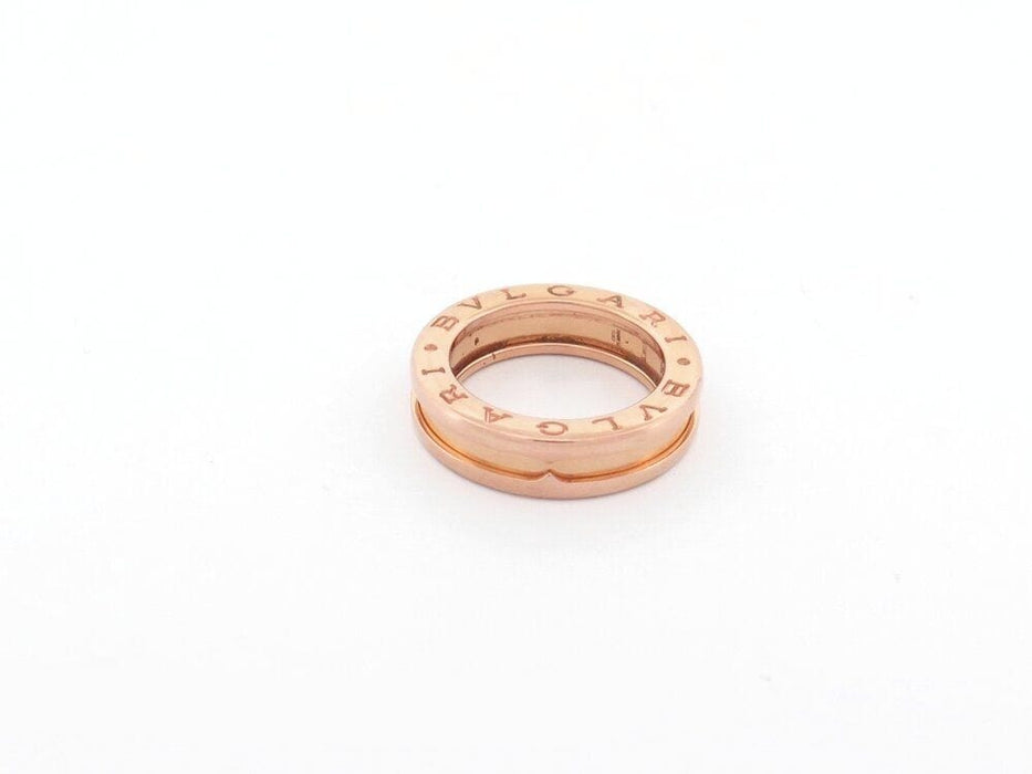 Bague 47 bague BULGARI b.zero1 or rose 58 Facettes 261747