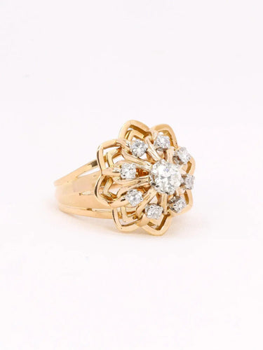 Bague Bague dome vintage diamants 58 Facettes 959