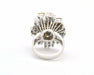 Bague en or blanc avec diamants jaunes et blancs 58 Facettes