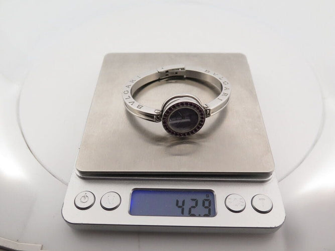 Montre montre BULGARI b zero 1 22 mm quartz en acier palladie grenat rose 58 Facettes 261016