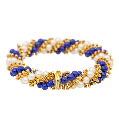 Bracelet Van Cleef & Arpels Bracelet Twist Or jaune Perle 58 Facettes 3290260CN