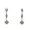 Boucles d'oreilles Geometric Diamond Drop Earrings 58 Facettes UN0151