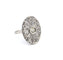 Bague 53 Bague en platine et diamant 58 Facettes