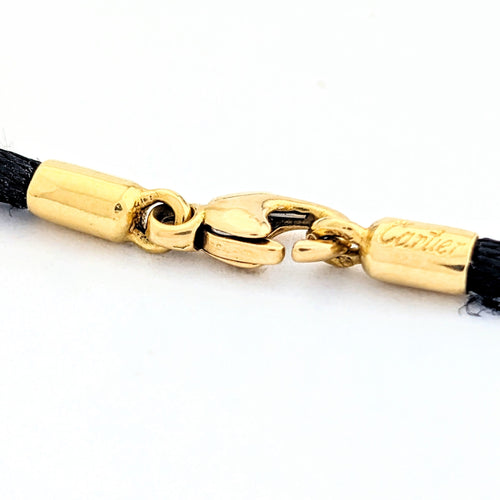 Collier Collier Cartier 1/8 oz en or jaune et diamant 58 Facettes 32036