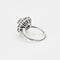 Bague 53,5 Bague fleur or blanc et diamants 58 Facettes ROM11863